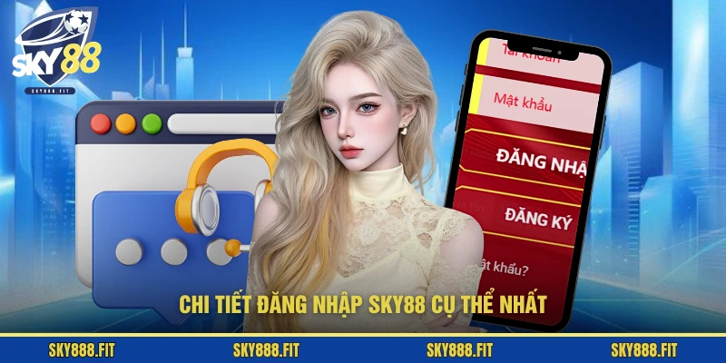 Chi tiết đăng nhập SKY88 cụ thể nhất
