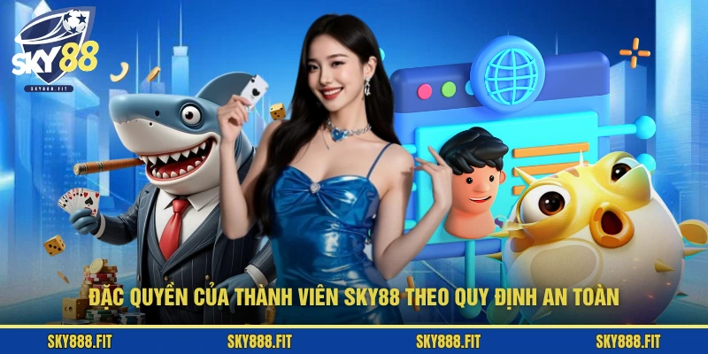 Đặc quyền của thành viên SKY88 theo quy định an toàn