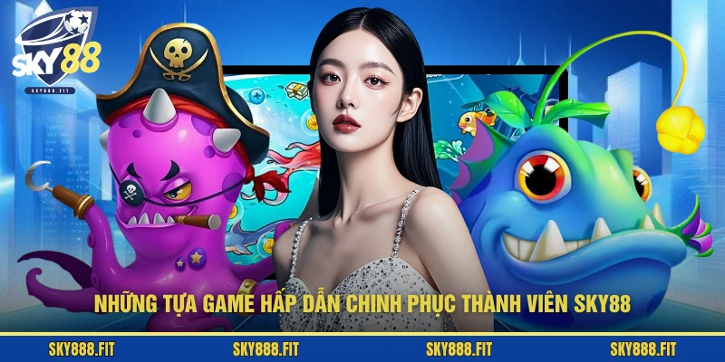 Những tựa game hấp dẫn chinh phục thành viên SKY88