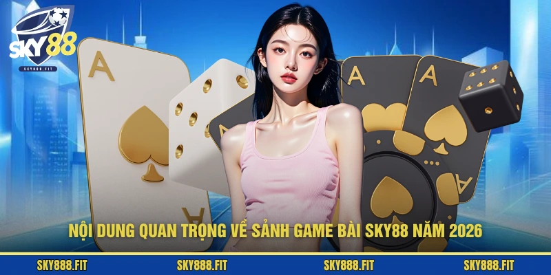 Nội dung quan trọng về sảnh game bài SKY88 năm 2026