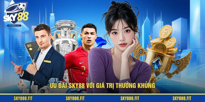 Ưu đãi SKY88 với giá trị thưởng khủng